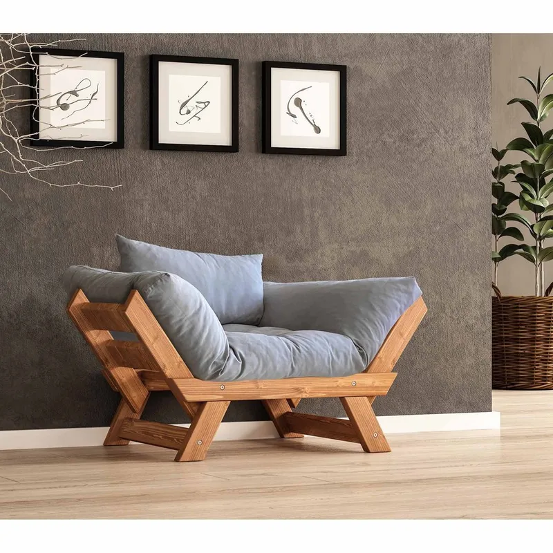 Zylar 2-seters Sovesofa, Kullgrå