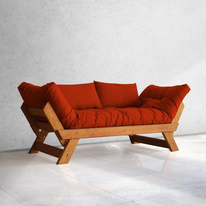 Zylar 2-seters Sovesofa, Rød