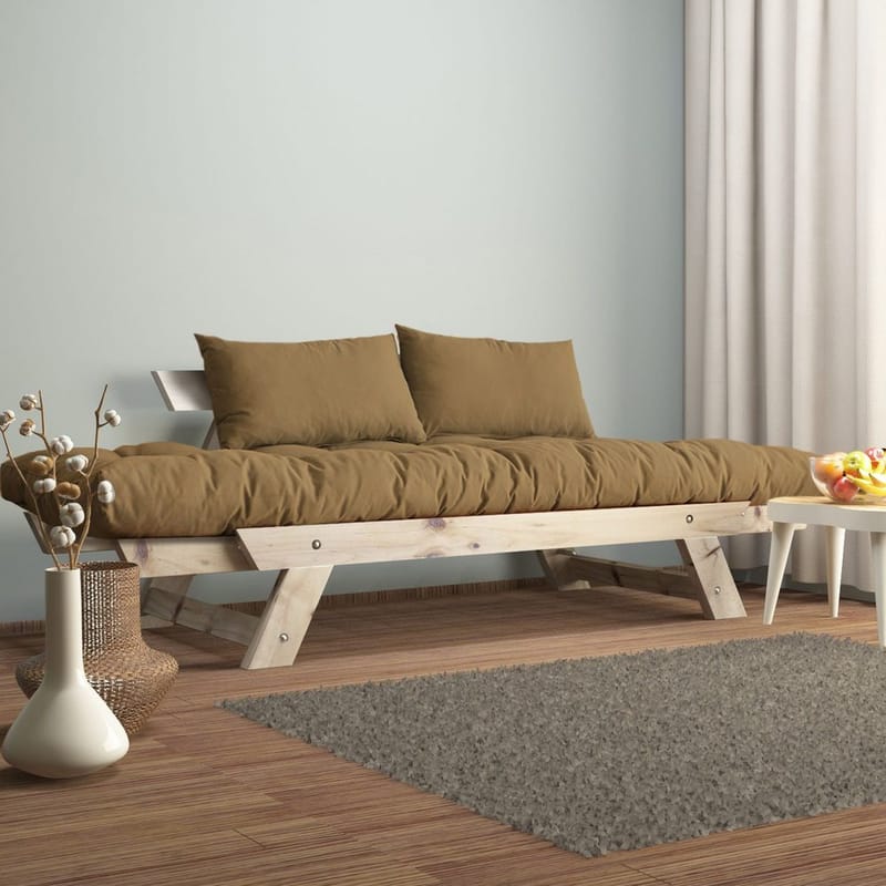 Zylar 2-seters Sovesofa - Taupe/Natur - Møbler - Sofaer - Sovesofaer - 2 seters sovesofa