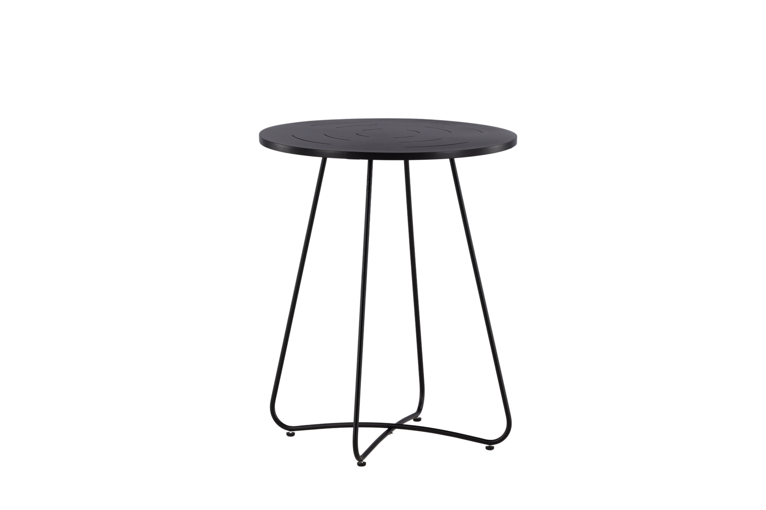 Bilde av Bacong hage barbord Ø60cm svart.