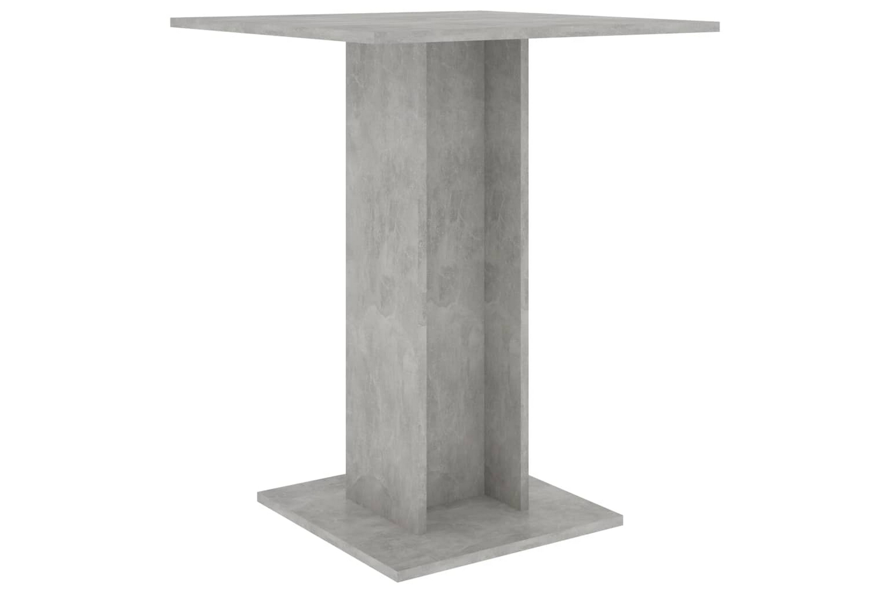 Be Basic Bistrobord betonggrå 60x60x75 cm sponplate - Grå