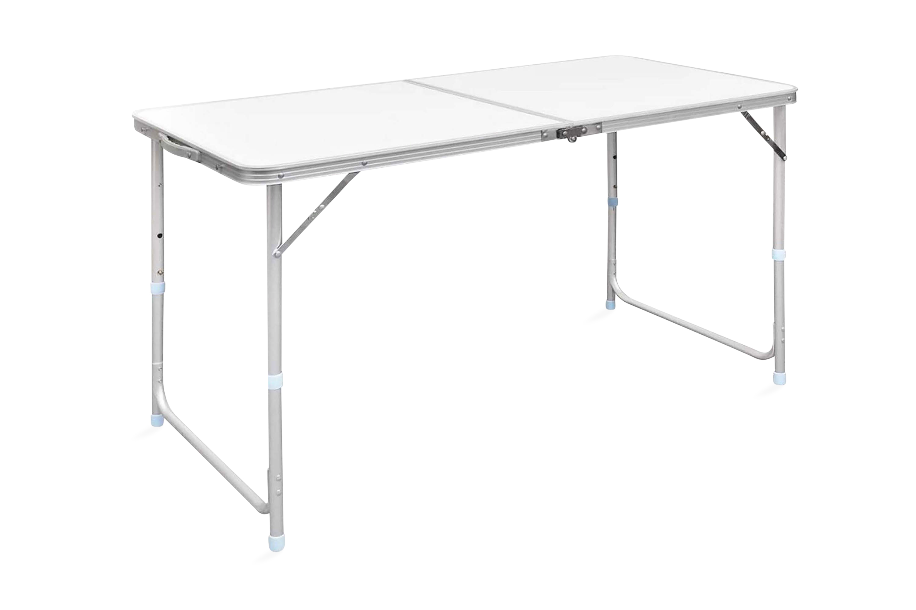 Be Basic Sammenleggbart campingbord høydejusterbar aluminium 120x60cm -