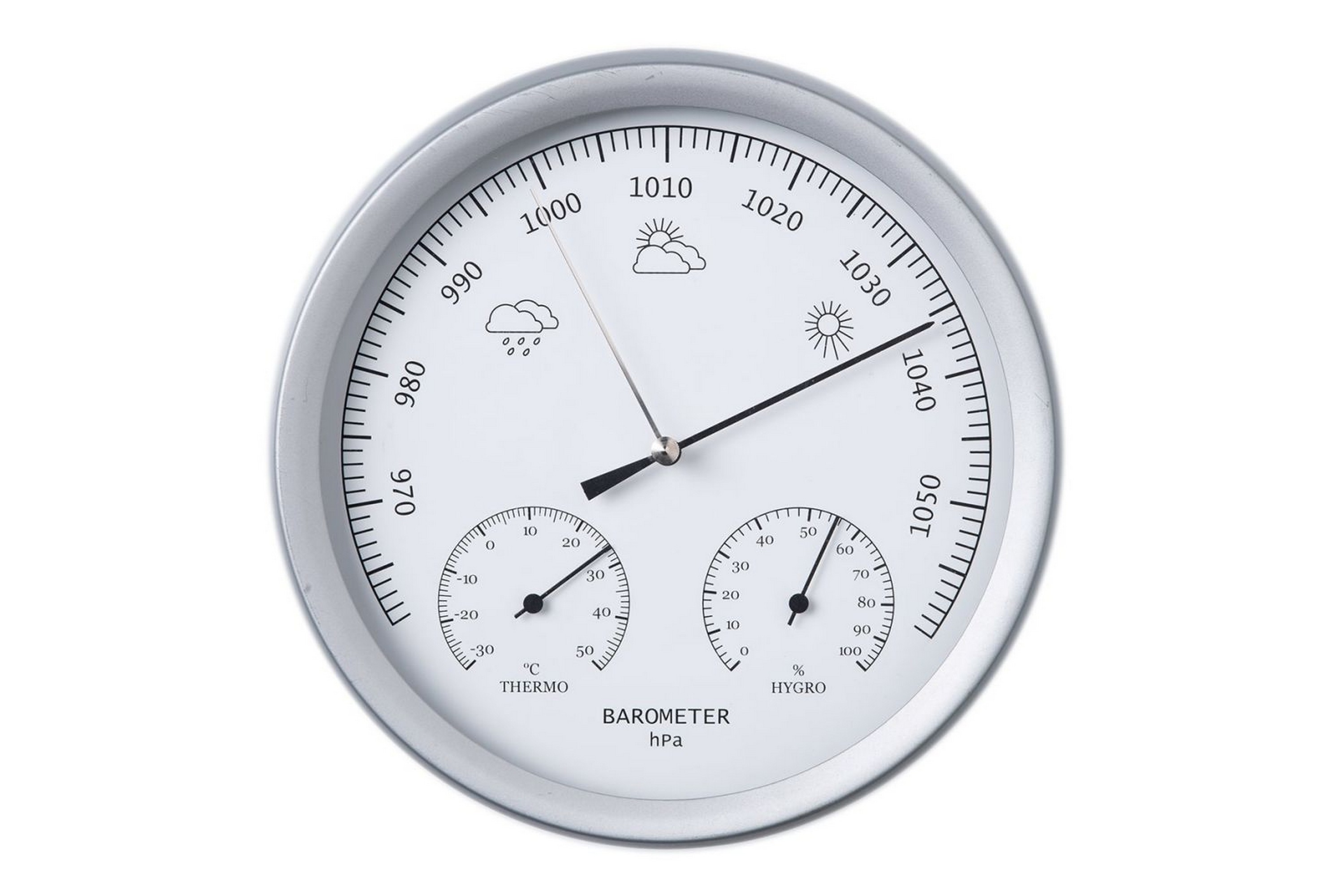 Be Basic Nature 3-i-1 Barometer med termometer og hygrometer 20 cm -