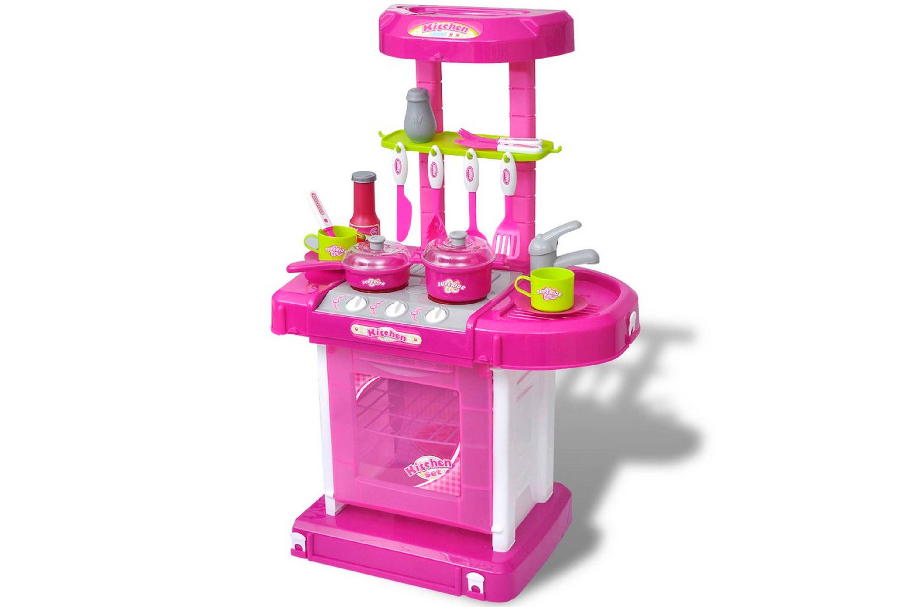 Be Basic Lekekjøkken med lys-/lydeffekt rosa -