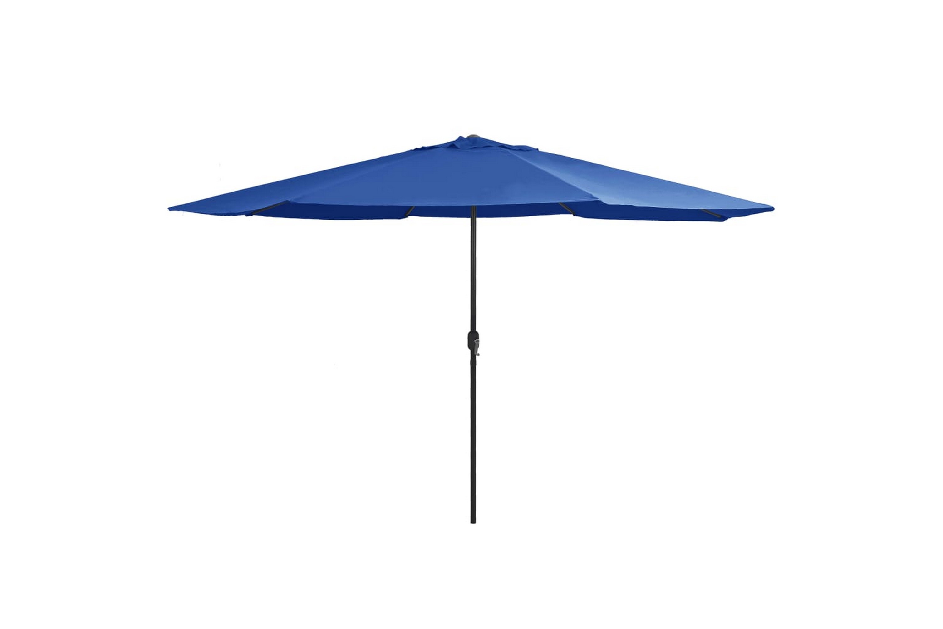 Be Basic Parasoll med metallstang 400 cm asurblå - Blå