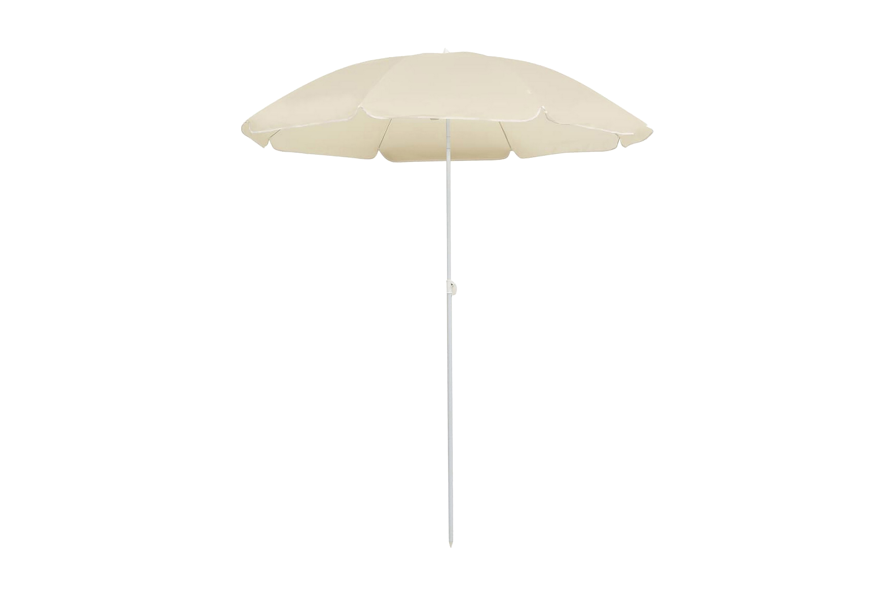 Be Basic Utendørs parasoll med stålstang sand 180 cm -