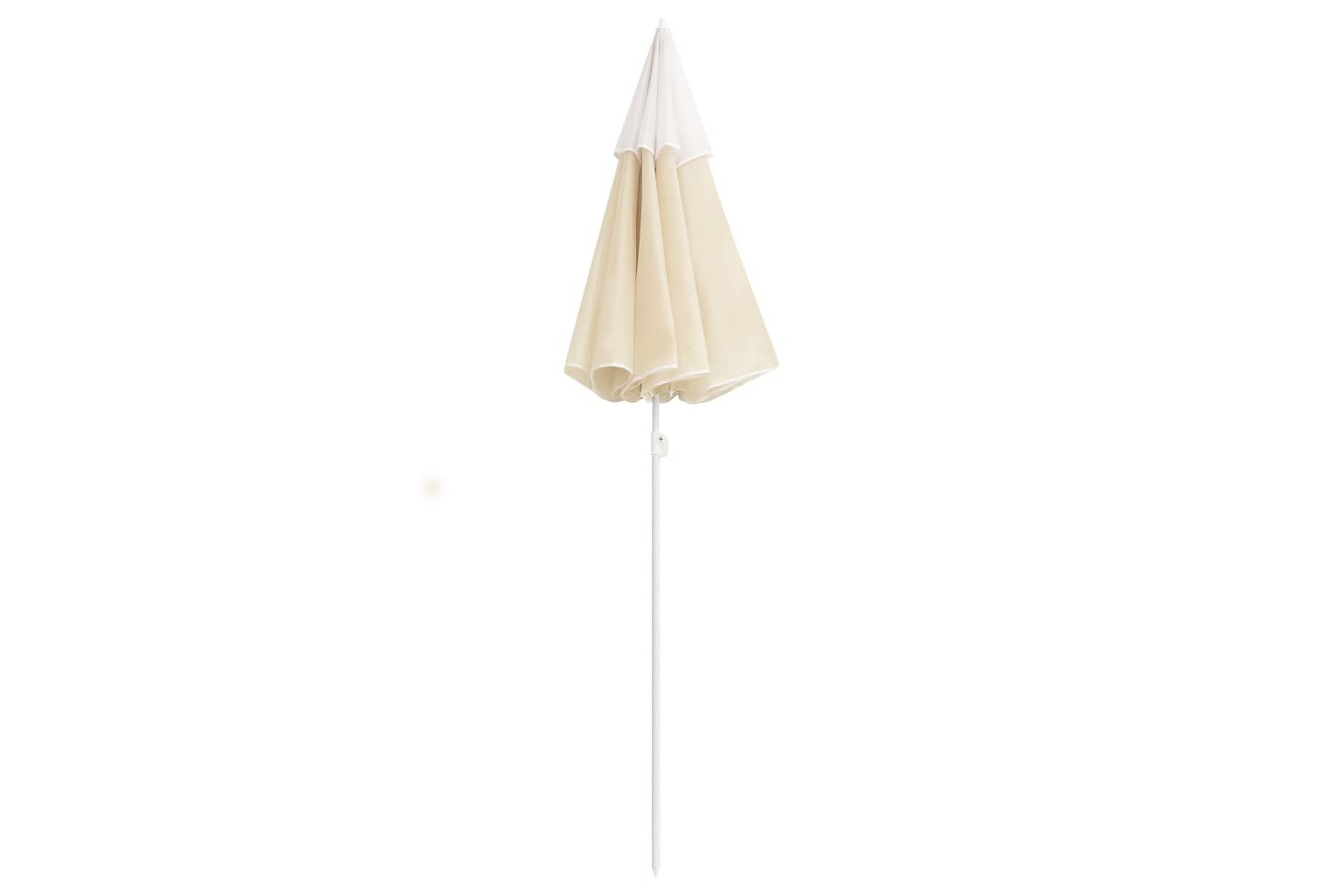 Be Basic Utendørs parasoll med stålstang sand 180 cm - Beige