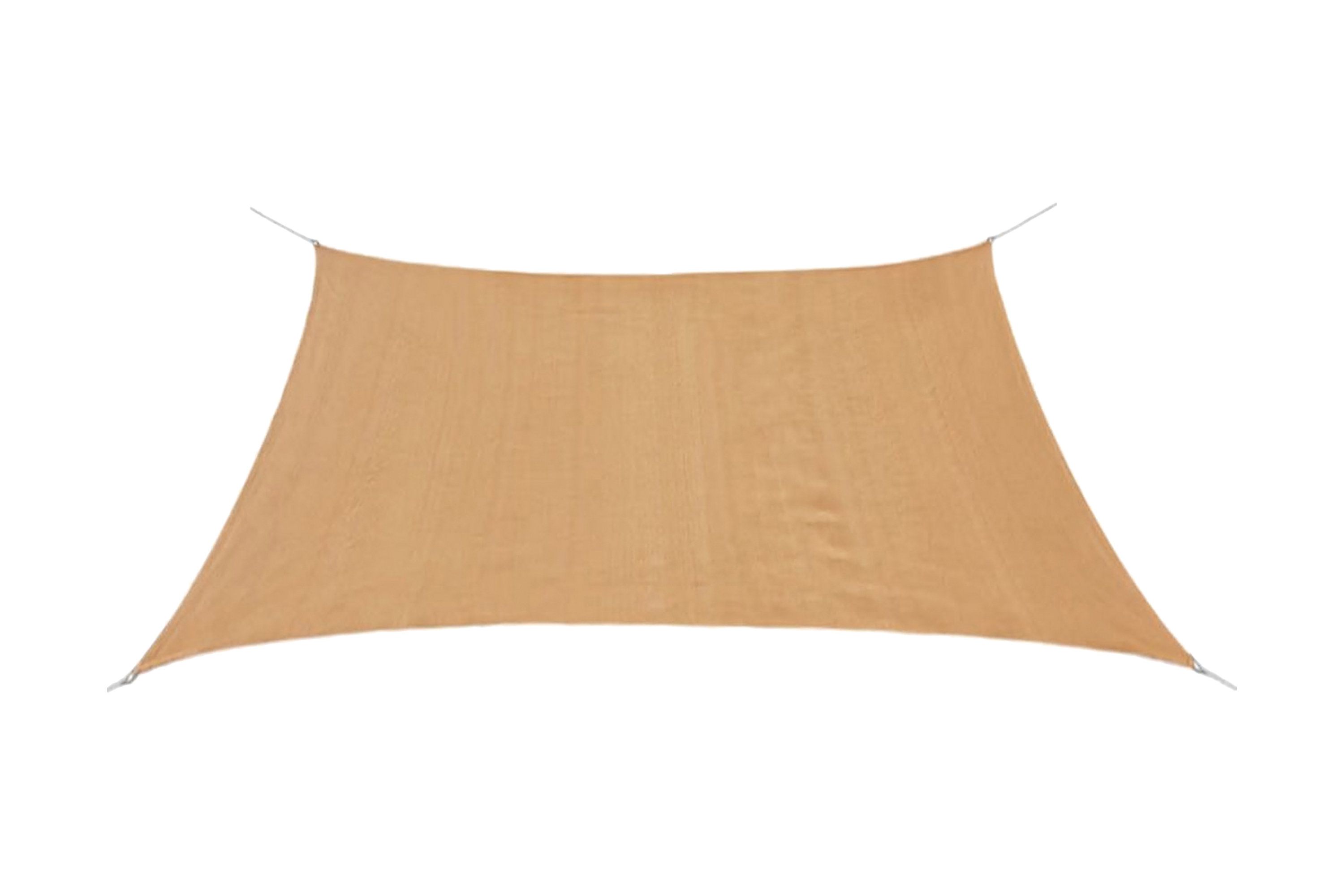 Be Basic Solseil HDPE firkantet 2x2 m beige - Beige