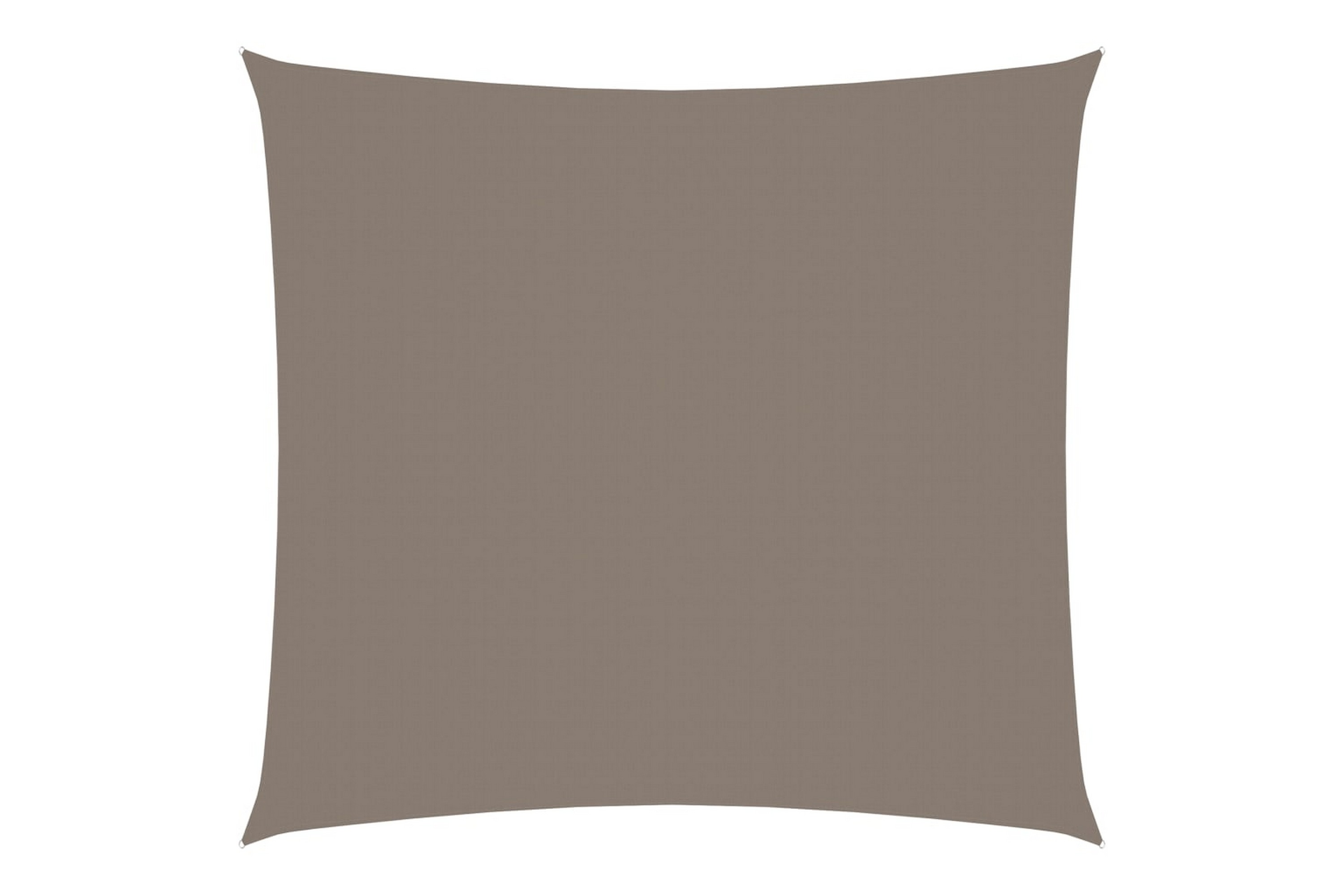 Be Basic Solseil oxfordstoff firkantet 7x7 m gråbrun - Taupe