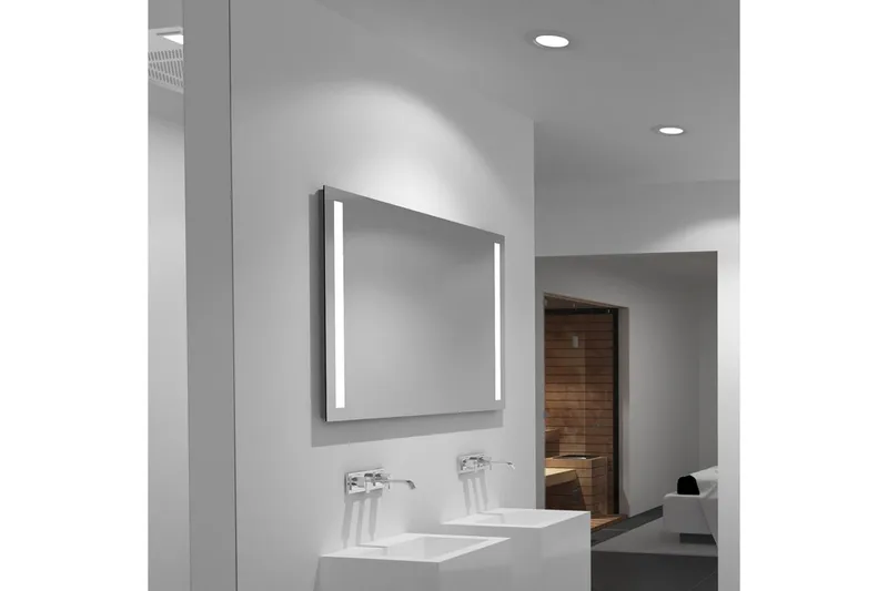 Allejaure Baderomsspeil 70 cm LED-Lys - Interiør - Baderomsinnredning - Baderomsspeil