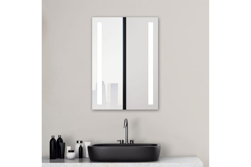 Allejaure Baderomsspeil 70 cm LED-Lys