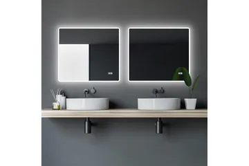 Aspsele Baderomsspeil 70 cm LED-Lys - Interiør - Baderomsinnredning - Baderomsspeil