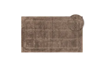 Baderomsmatte Kvadrat - 50x80 cm, Mørk Lin - Tekstiler & tepper - Teppe & matte - Baderomsmatte