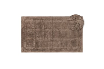 Baderomsmatte Kvadrat - 50x80 cm, Mørk Lin - Tekstiler & tepper - Teppe & matte - Små tepper