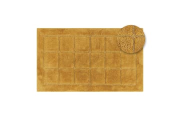 Baderomsmatte Kvadrat - 70x120 cm, Gul - Tekstiler & tepper - Teppe & matte - Små tepper