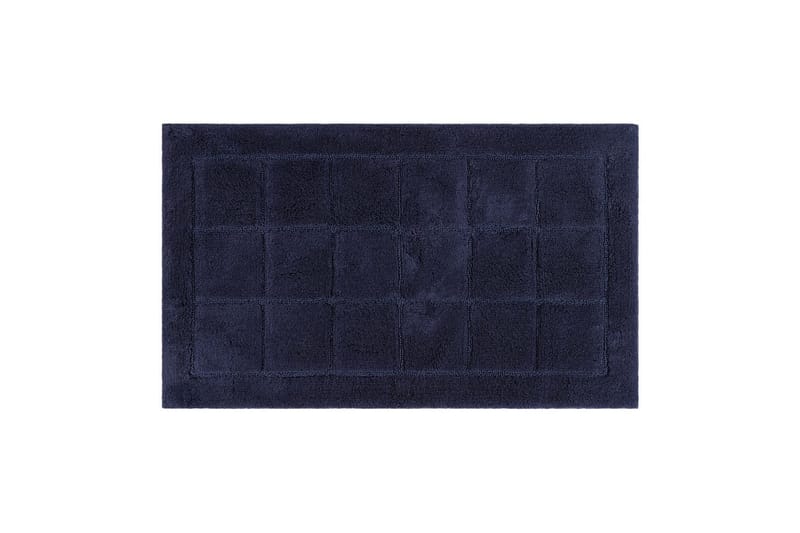 Baderomsmatte Kvadrat - 70x120 cm, Marineblå - Interiør - Baderomsinnredning - Baderomskrakker