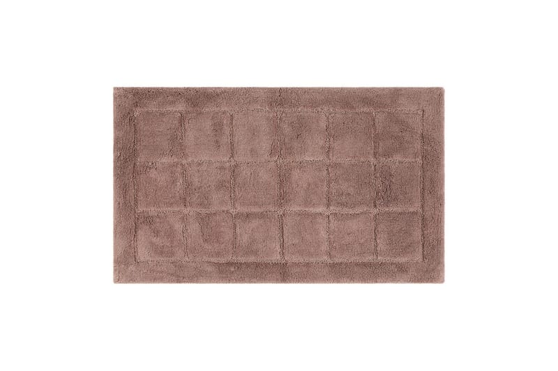 Baderomsmatte Kvadrat - 70x120 cm, Støvete Rosa - Interiør - Baderomsinnredning - Baderomskrakker