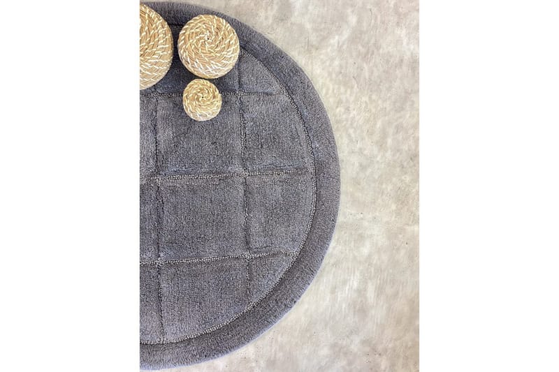 Baderomsmatte Kvadrat - 80x80 cm, Grå - Tekstiler & tepper - Teppe & matte - Baderomsmatte