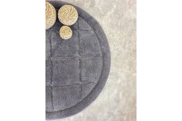 Baderomsmatte Kvadrat - 80x80 cm, Grå - Tekstiler & tepper - Teppe & matte - Baderomsmatte