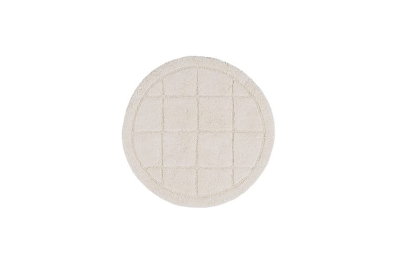 Baderomsmatte Kvadrat, 80x80 cm, Krem