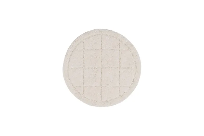 Baderomsmatte Kvadrat, 80x80 cm, Krem
