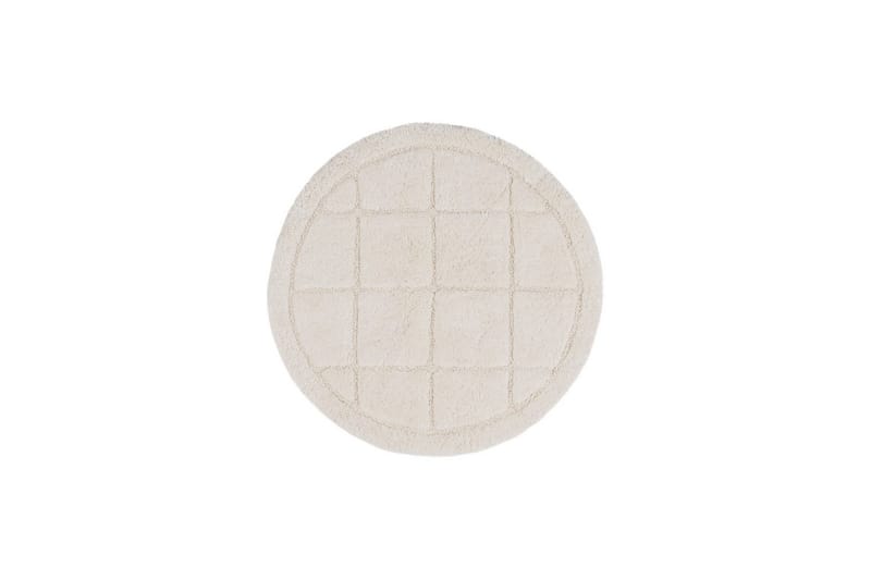 Baderomsmatte Kvadrat - 80x80 cm, Krem - Interiør - Baderomsinnredning - Baderomskrakker