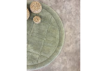 Baderomsmatte Kvadrat - 80x80 cm, Lysegrønn - Interiør - Baderomsinnredning - Baderomskrakker