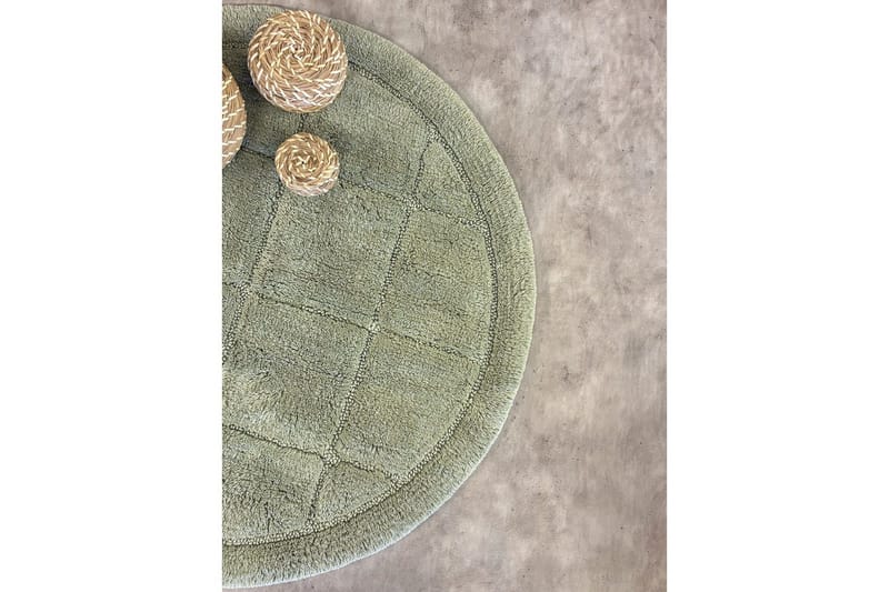 Baderomsmatte Kvadrat - 80x80 cm, Lysegrønn - Tekstiler & tepper - Teppe & matte - Baderomsmatte