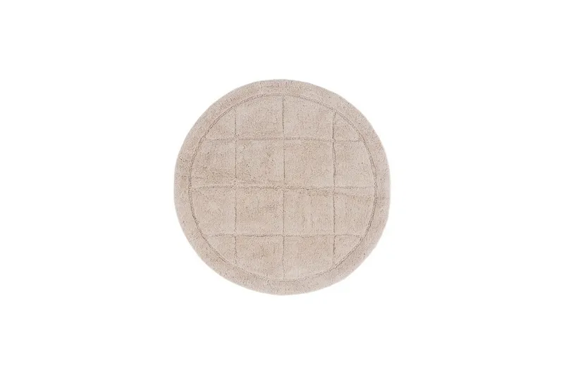 Baderomsmatte Kvadrat, 80x80 cm, Nature