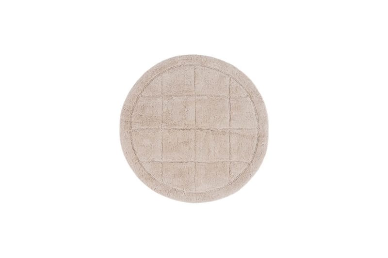 Baderomsmatte Kvadrat, 80x80 cm, Nature