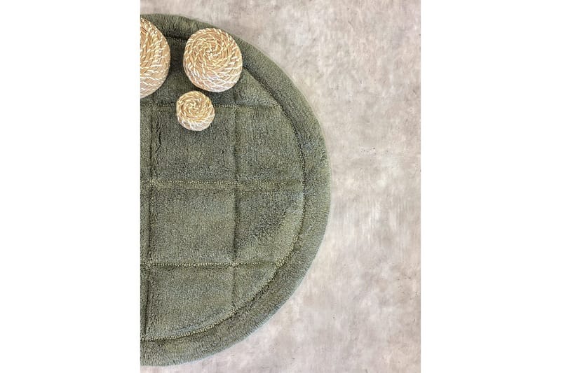 Baderomsmatte Kvadrat - 80x80 cm, Smaragdgrønn - Tekstiler & tepper - Teppe & matte - Baderomsmatte