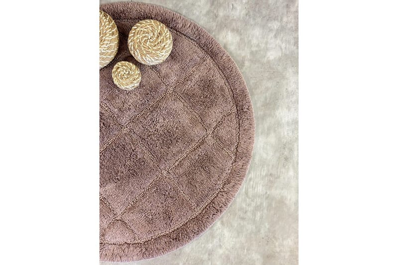 Baderomsmatte Kvadrat - 80x80 cm, Støvete Rosa - Tekstiler & tepper - Teppe & matte - Baderomsmatte