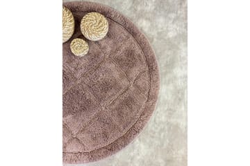Baderomsmatte Kvadrat - 80x80 cm, Støvete Rosa - Interiør - Baderomsinnredning - Baderomskrakker