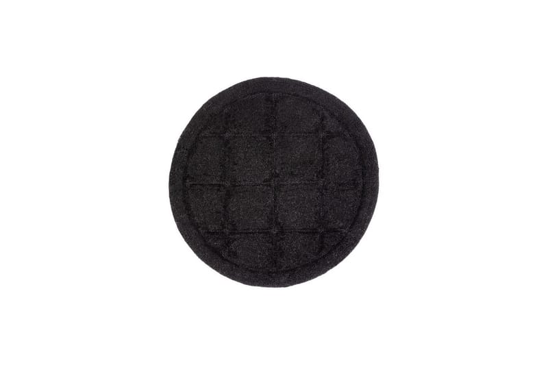 Baderomsmatte Kvadrat - 80x80 cm, Svart - Interiør - Baderomsinnredning - Baderomskrakker