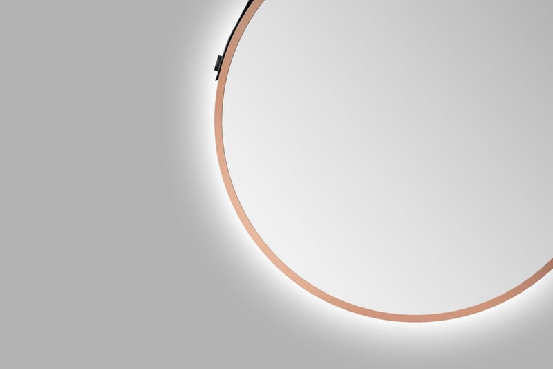 Allejaure Speil 50 cm Rundt - Kobber - Interiør - Baderomsinnredning - Baderomsspeil