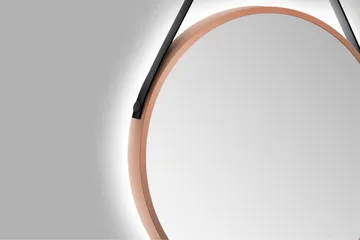 Allejaure Speil 50 cm Rundt - Kobber - Interiør - Baderomsinnredning - Baderomsspeil