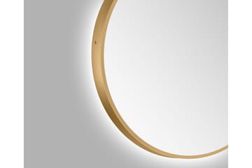 Allejaure Speil 80 cm Rundt - Gull - Interiør - Baderomsinnredning - Baderomsspeil