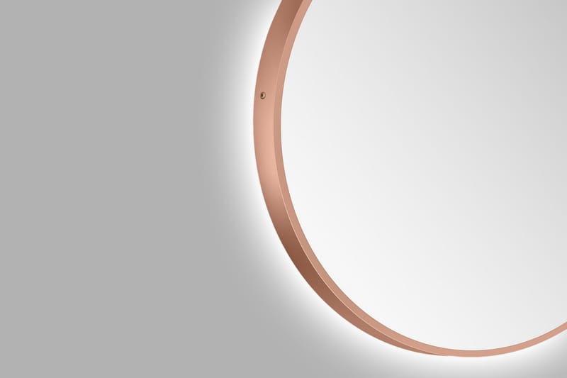 Allejaure Speil 80 cm Rundt - Kobber - Interiør - Baderomsinnredning - Baderomsspeil