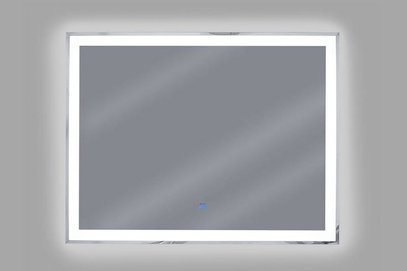 Argens Speil 70x90 cm LED - Sølv - Interiør - Baderomsinnredning - Baderomsspeil