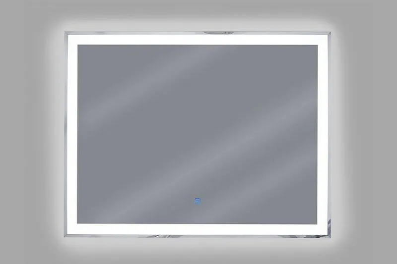 Argens Speil 70x90 cm LED - Sølv - Interiør - Baderomsinnredning - Baderomsspeil