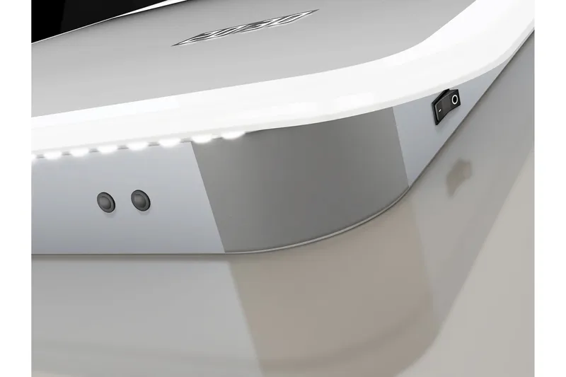 Aspsele Baderomsspeil 70 cm LED-Lys - Interiør - Baderomsinnredning - Baderomsspeil