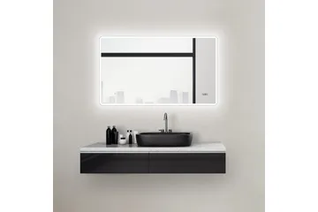 Aspsele Baderomsspeil 70 cm LED-Lys - Interiør - Baderomsinnredning - Baderomsspeil