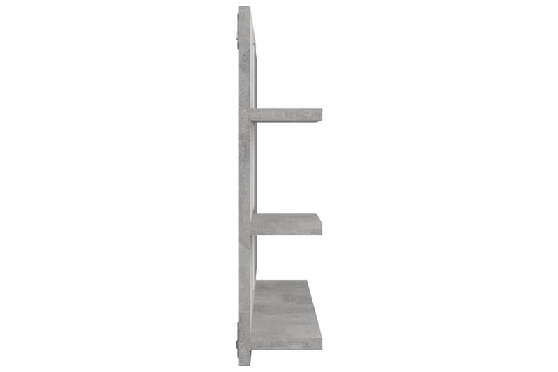 Baderomsspeil betonggrå 60x10,5x45 cm sponplate - Grå - Baderomsspeil - Speil