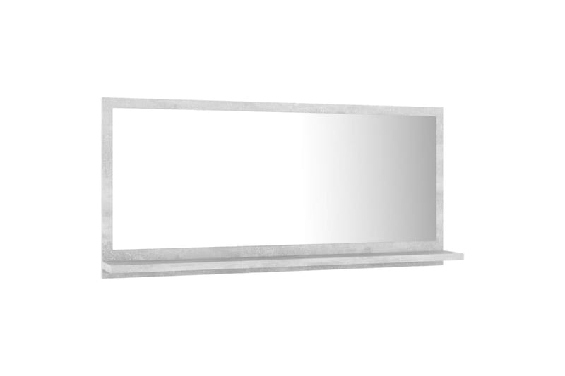 Baderomsspeil betonggrå 80x10,5x37 cm sponplate - Grå - Baderomsspeil - Speil