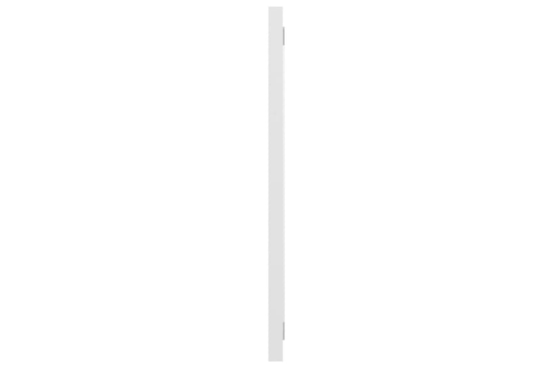 Baderomsspeil høyglans hvit 100x1,5x37 cm sponplate - Hvit - Speil - Baderomsspeil