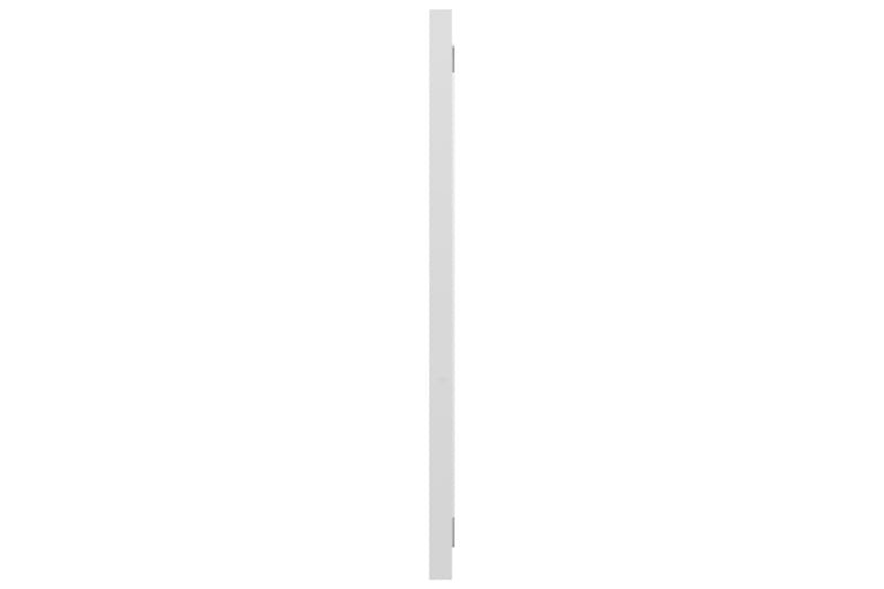 Baderomsspeil høyglans hvit 90x1,5x37 cm sponplate - Hvit - Speil - Baderomsspeil