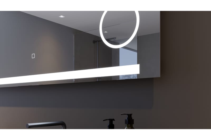 Baderomsspeil Sunnanfors 60 cm LED-Lys - Baderomsspeil med belysning - Speil - Baderomsspeil