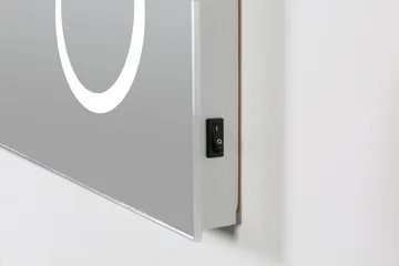 Basketorp Speil 120x70 cm - Sølv - Interiør - Baderomsinnredning - Baderomsspeil