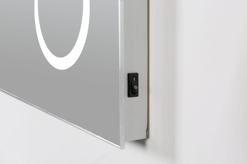 Basketorp Speil 120x70 cm - Sølv - Interiør - Baderomsinnredning - Baderomsspeil