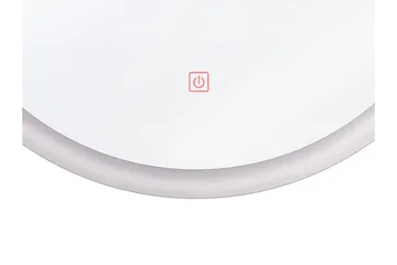 Cutberto Speil LED-belysning - Sølv - Interiør - Baderomsinnredning - Baderomsspeil